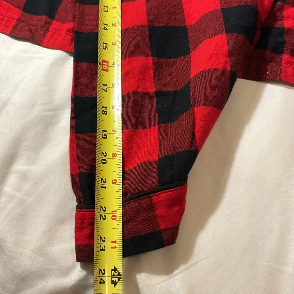 Wondershop -Womens Holiday Buffalo Check
Plaid Flannel Pajama Set 3X - Picture 6 of 12